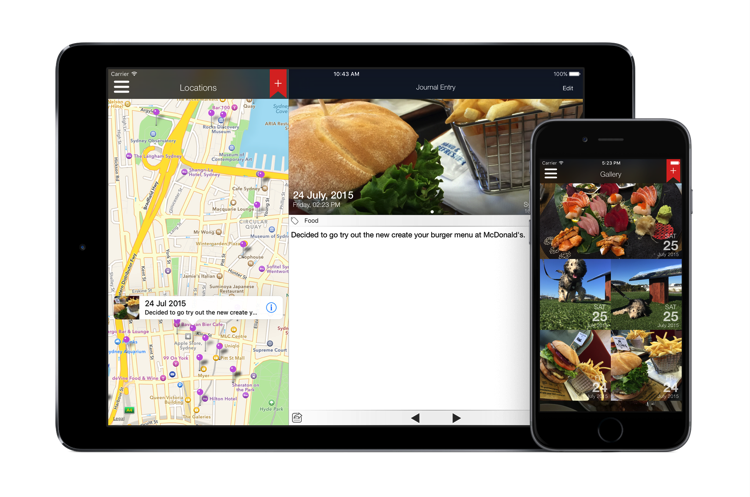 Capture 365 Journal iPad and iPhone